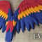 anime cosplay wings scarlet macaw wings bluebird wings parrot wings movable wings articulated w