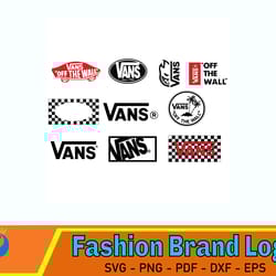 vans logo svg, vans logos, cricut vans, vans logo transparent png, vans off the wall logo, files fashion brand bundle sv