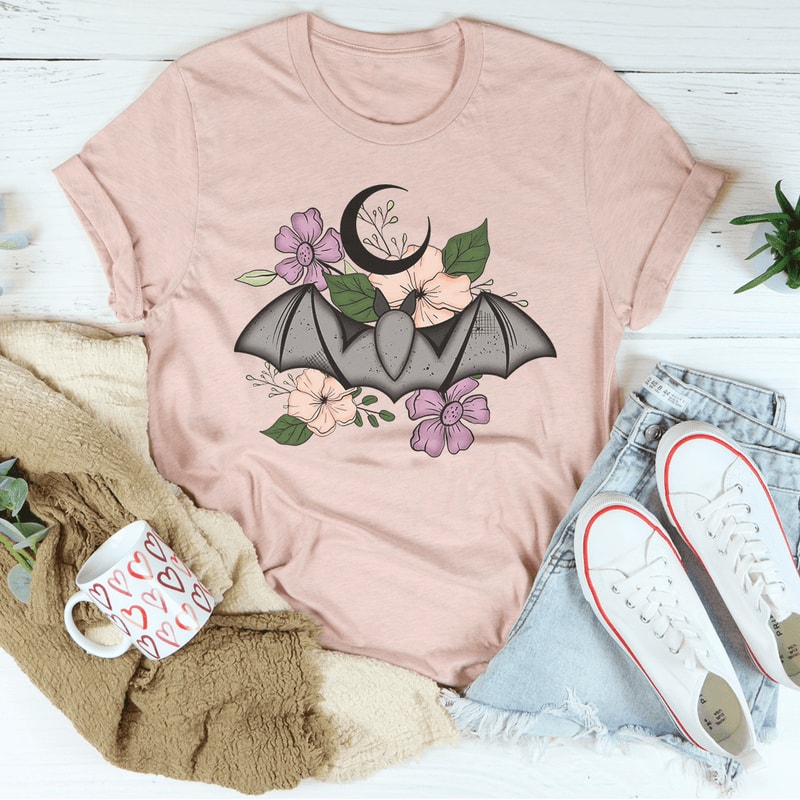 Floral Bat Tee