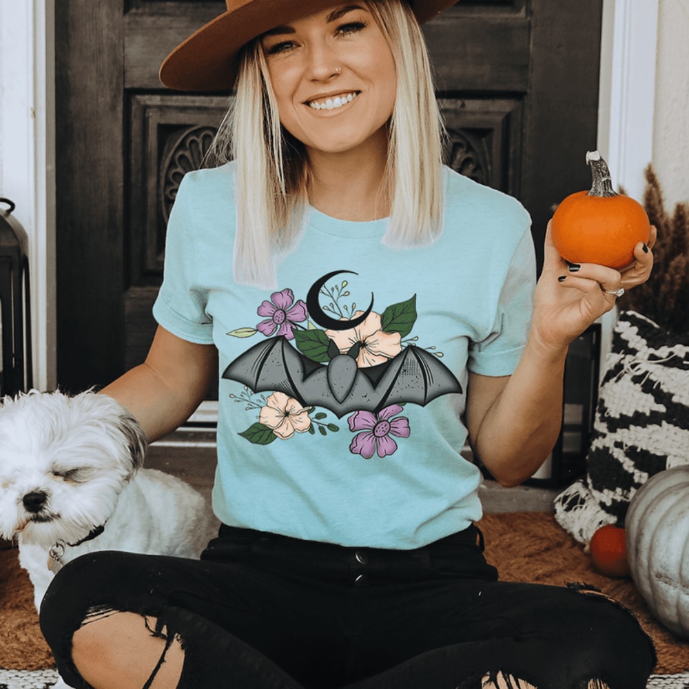 Floral Bat Tee