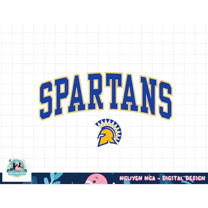 San Jose State Spartans Arch Over Officially Licensed png, sublimation.jpg