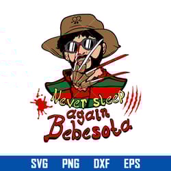 bad bunny freddy krueger svg, bad bunny halloween svg, freddy krueger svg, png dxf eps digital file