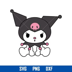 kuromi svg, hello kitty svg, kawaii kitty cat svg, svg, cartoon svg, png dxf eps, hk19052303
