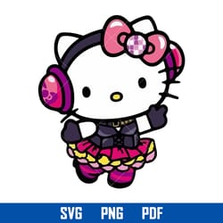 hello kitty svg, kawaii kitty cat svg, hello kitty cricut svg, cartoon svg, png pdf, hk19052310