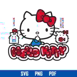 hello kitty svg, kawaii kitty cat svg, hello kitty cricut svg, cartoon svg, png pdf, hk19052314