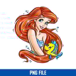 ariel png, princess ariel png, ariel disney princess png, princess mermaid png, disney princess png digital file