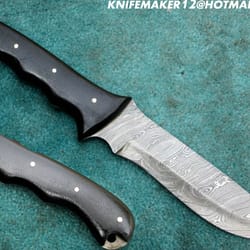 superior custom hand made full tang damascus steel sole survivor hunting knife