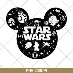 star wars mickey head png, mickey and minnie disney png, disney family and couple png, star wars minnie, mickey star war