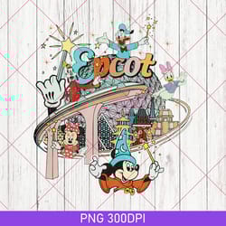 retro disney epcot png, vintage epcot 1982 png, vintage disney png, mickey and friends, epcot trip png, disney epcot png