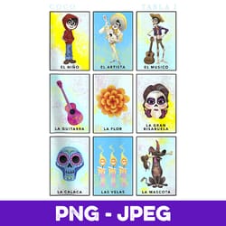 disney pixar coco group shot table 1 panels v2
