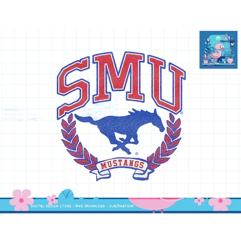 SMU Mustangs Victory Vintage Logo png.jpg
