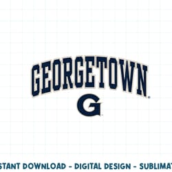 georgetown hoyas arch over white officially licensed