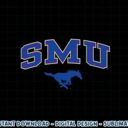 smu mustangs arch over red officially licensed