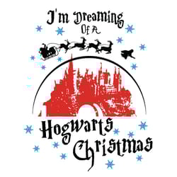 hogwarts christmas svg, silhouette svg fies