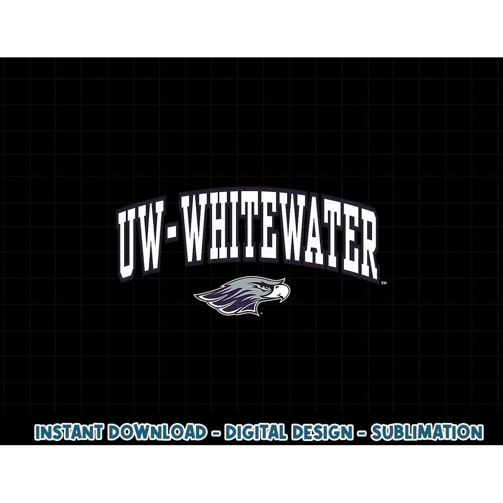Wisconsin Whitewater Warhawks Arch Over Officially Licensed .jpg