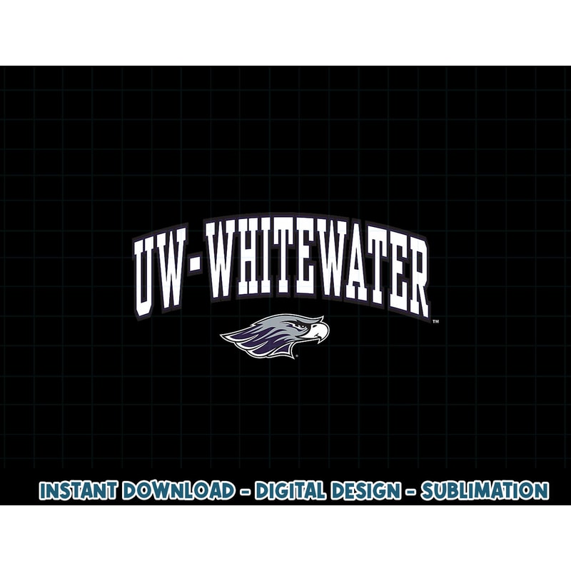 Wisconsin Whitewater Warhawks Arch Over Officially Licensed .jpg