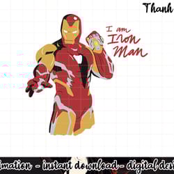 marvel avengers endgame iron man scribbles
