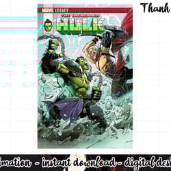 marvel the incredible hulk vs the mighty thor comic png, sublimation