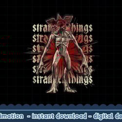 stranger things 4 demogorgon red stacks png,digital print