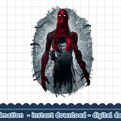stranger things 4 eleven & vecna silhouette png,digital print