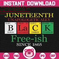 free-ish since 1865 svg, unapologetically black svg, juneteenth shirt svg,black history month,black history shirt,svg