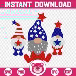 gnomes svg, independence day svg, fourth of july svg, usa svg, america svg,4th of july png eps dxf jpg
