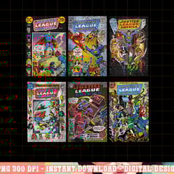 justice league covers png, digital print,instant download