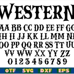 western font otf, western font svg cricut, western font ttf, western letters svg, cowboy font svg, western font, western