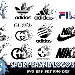 sport brand logo svg, bundle fashion brand logo, bundle svg