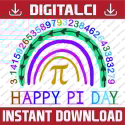 happy pi day 3.14 march 14 rainbow teacher happy pi day 3.14 pi day, funny pi day, math 14th png sublimation
