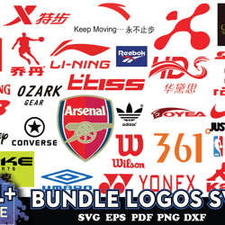 bundle logos svg, trending svg, brand logo svg, sport fashion brand