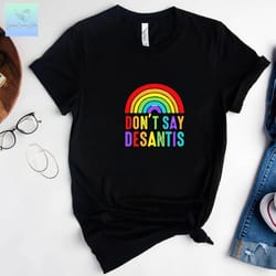 don't say desantis shirt, florida say gay shirt, equal rights tee, lgbtq pride shirt, gay pride shirt, trans rights
