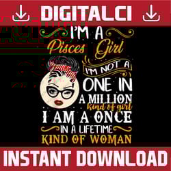 i'm pisces girl, pisces zodiac sign february march birthday png