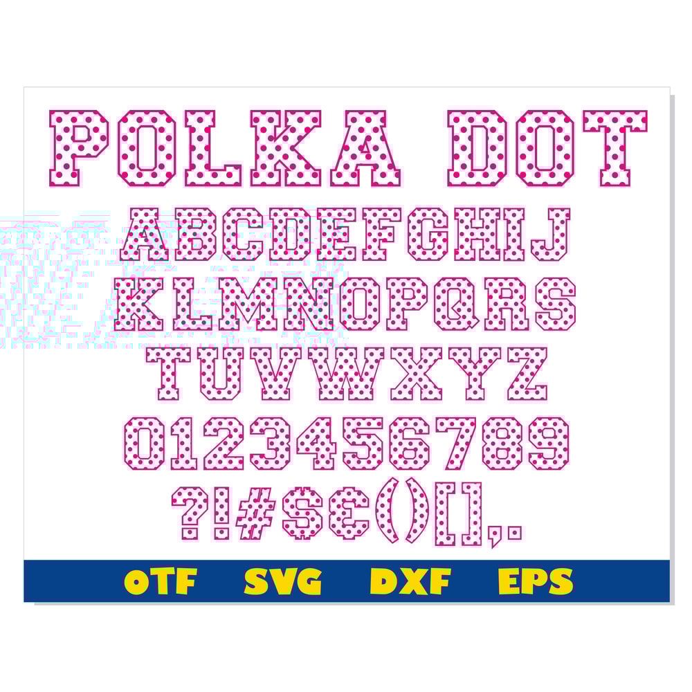 Polka dot font svg ttf 111.jpg