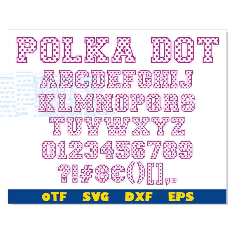 Polka dot font svg ttf 111.jpg