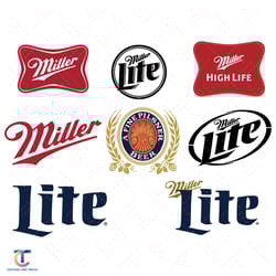 miller lite beer logo bundle svg, trending svg, miller lite beer svg, miller lite svg, miller lite logo svg, beer l