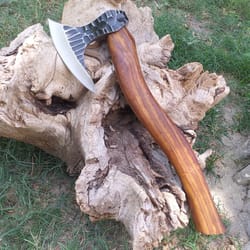 hand made viking throwing axe , ragnar mini bearded axe, norse axe, celtic axe, gift for men, medieval axe for hunting.