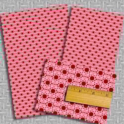 digital dollhouse wallpaper seamless pattern miniature