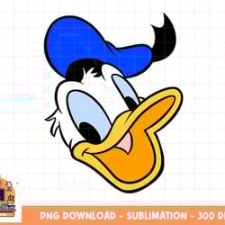 disney mickey and friends donald duck big face png, sublimation, digital download