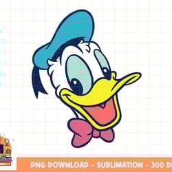 disney mickey and friends donald duck face png, sublimation, digital download