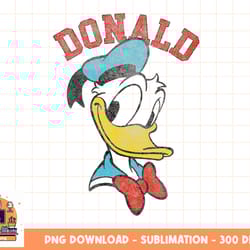 disney mickey and friends donald duck happy big face png, sublimation, digital download