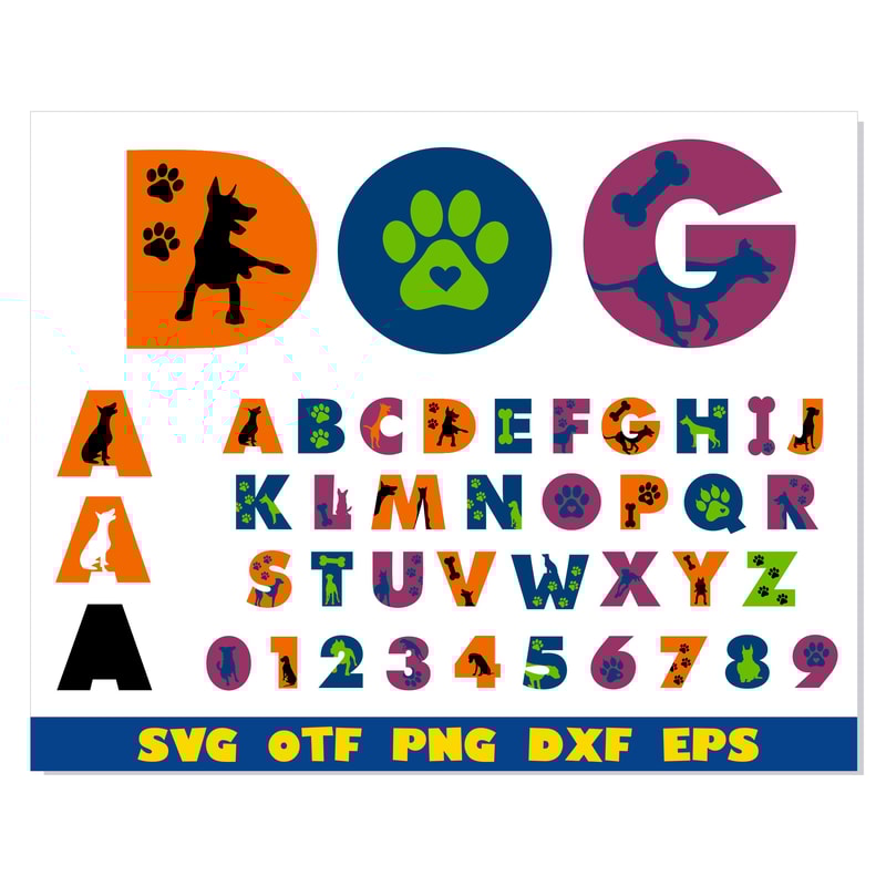 Dog Font Silhouette layered 1.jpg