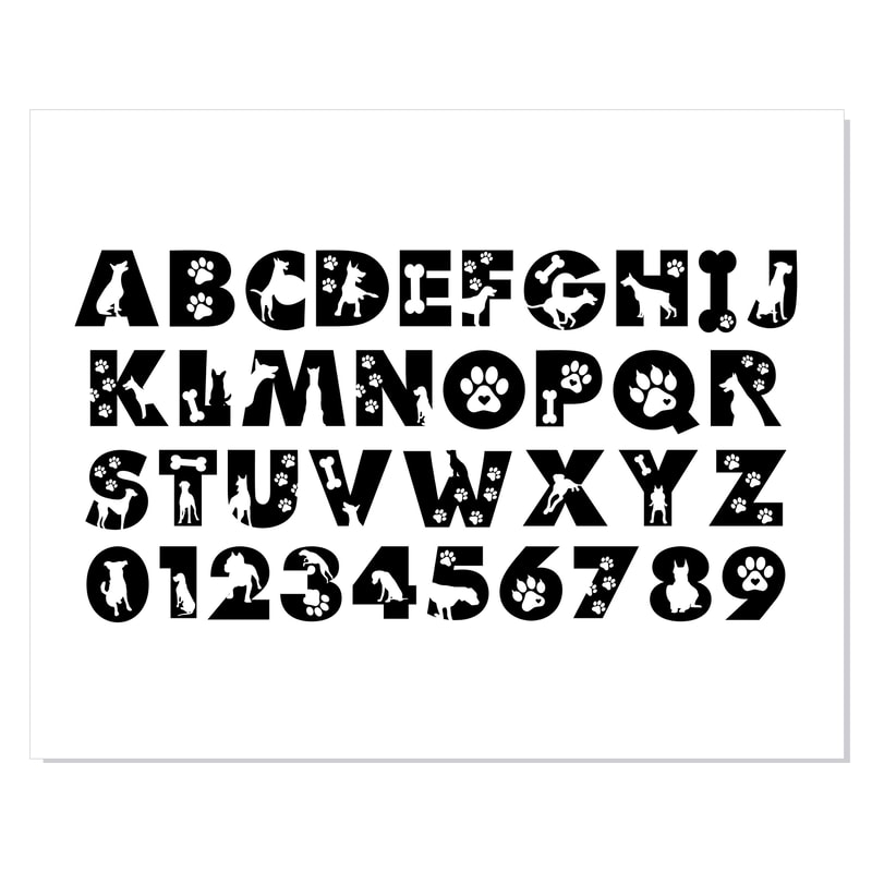 Dog Font Silhouette layered 4.jpg