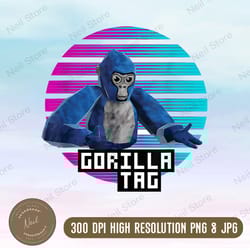 gorilla tag png, gorilla tag merch monke boys gifts png, digital download, oculus gamer, png, kid birthday png, gamer