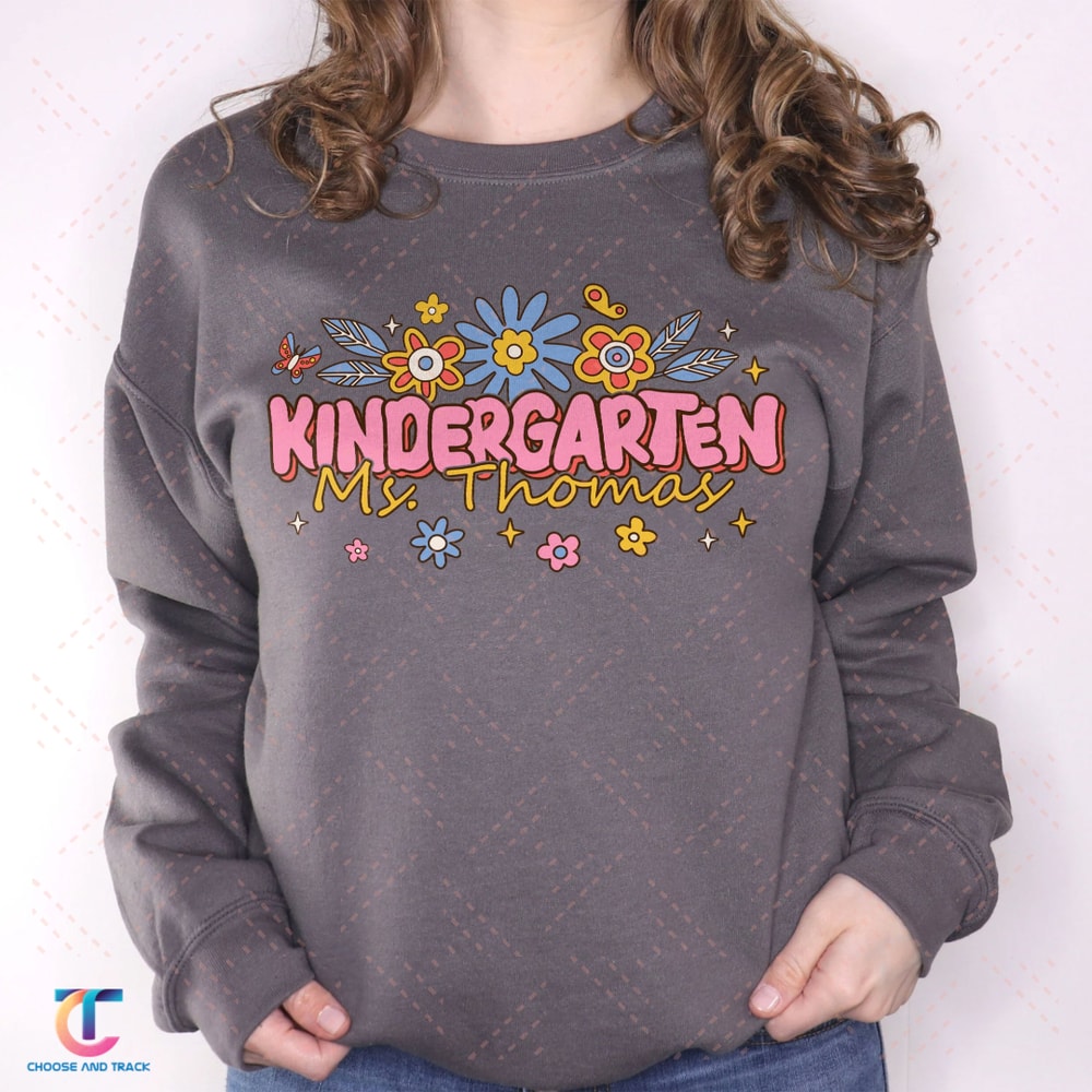 Kindergarten Teacher Custom Shirt, Teacher Team Shirts, Teacher Customized Name, Gift For Kindergarten Teacher, Preschool Teacher Shirt - 1.jpg