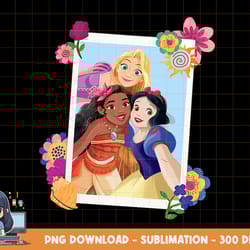 disney princess rapunzel moana snow white polaroid png, sublimation, digital print