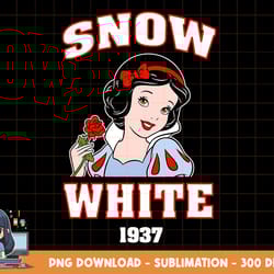 disney princess snow white 1937 collegiate png, sublimation, digital print