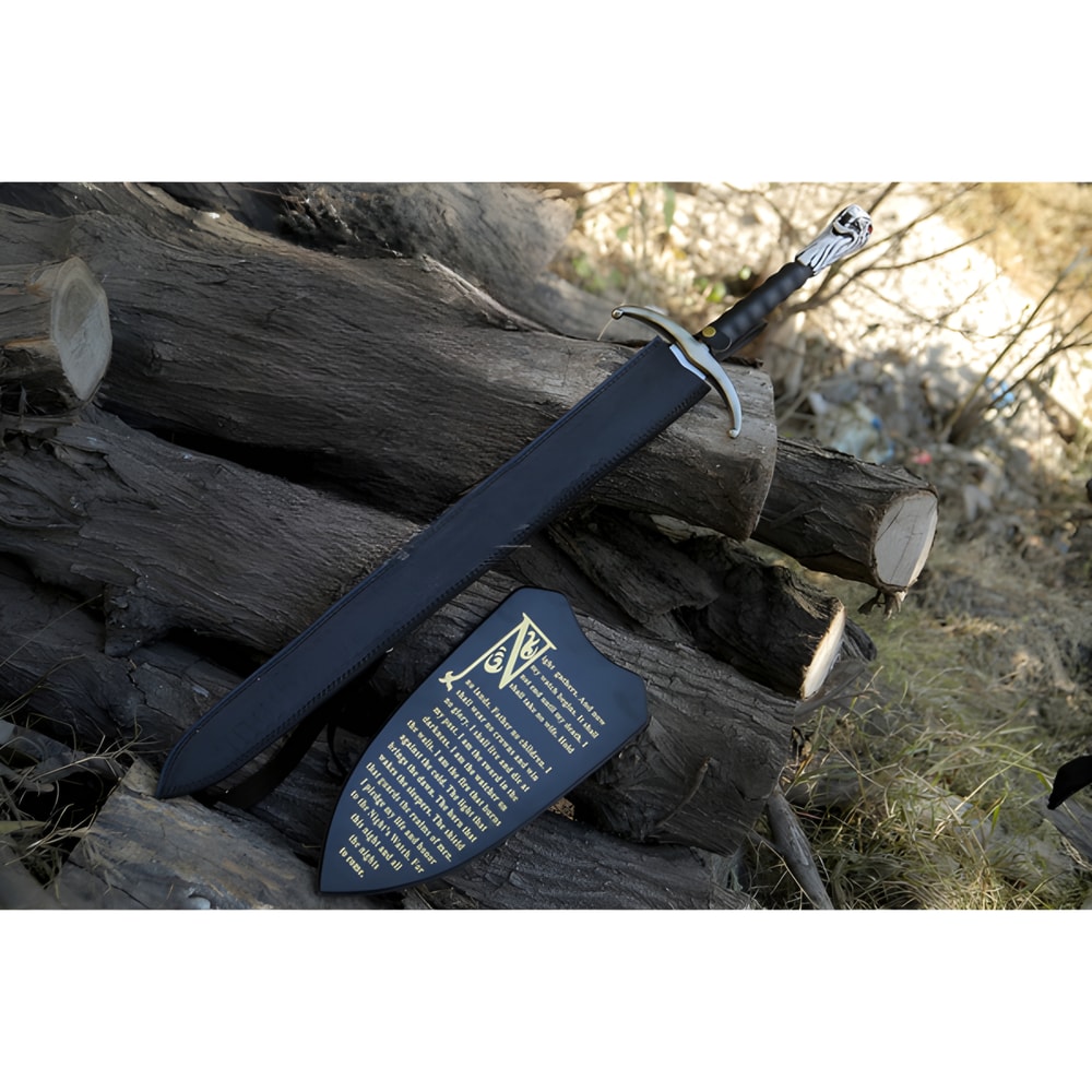 unleashyourinnerjonsnowgettheauthenticlongclawswordreplicawithwallplaqueandleathers