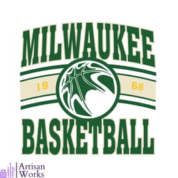 milwaukee buck basketball est 1968 svg graphic design files