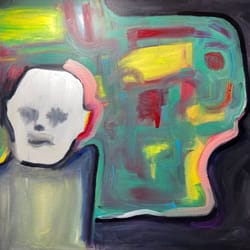 the man, original oil painting